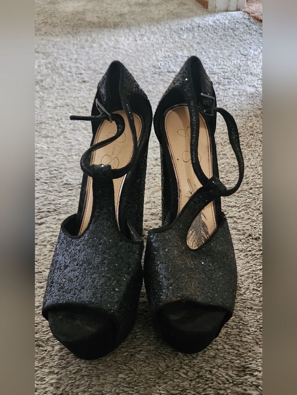 Jessica Simpson Dany Glitter Heels
